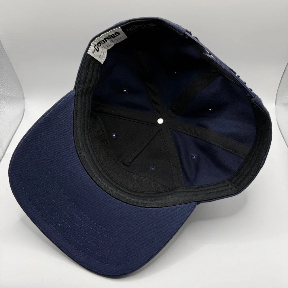 Bioworld The Goonies Hat Adult OSFM Navy Blue Excellent Embroidered Snapback Cap